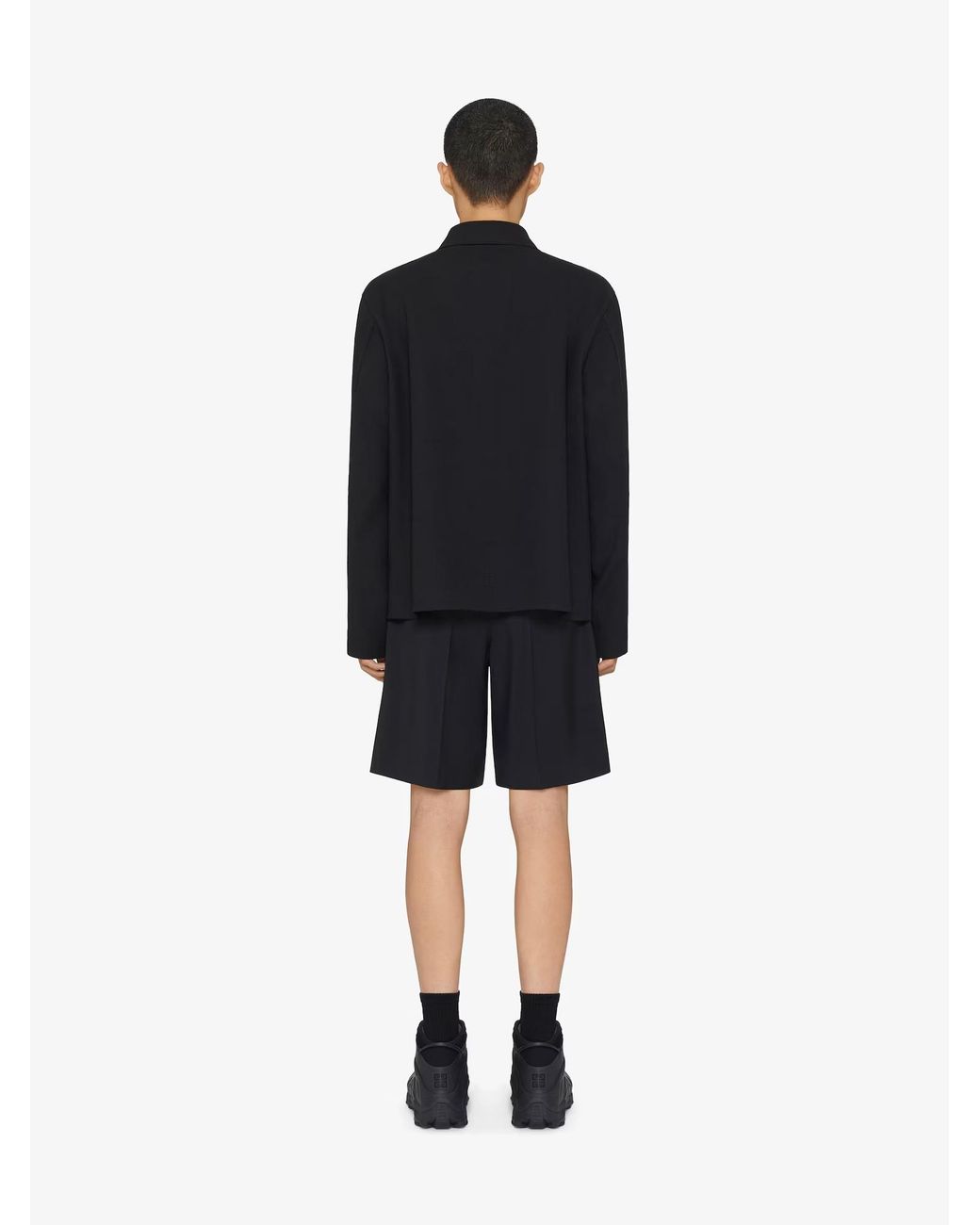 Givenchy Black Chest Pocket Overshirt for men