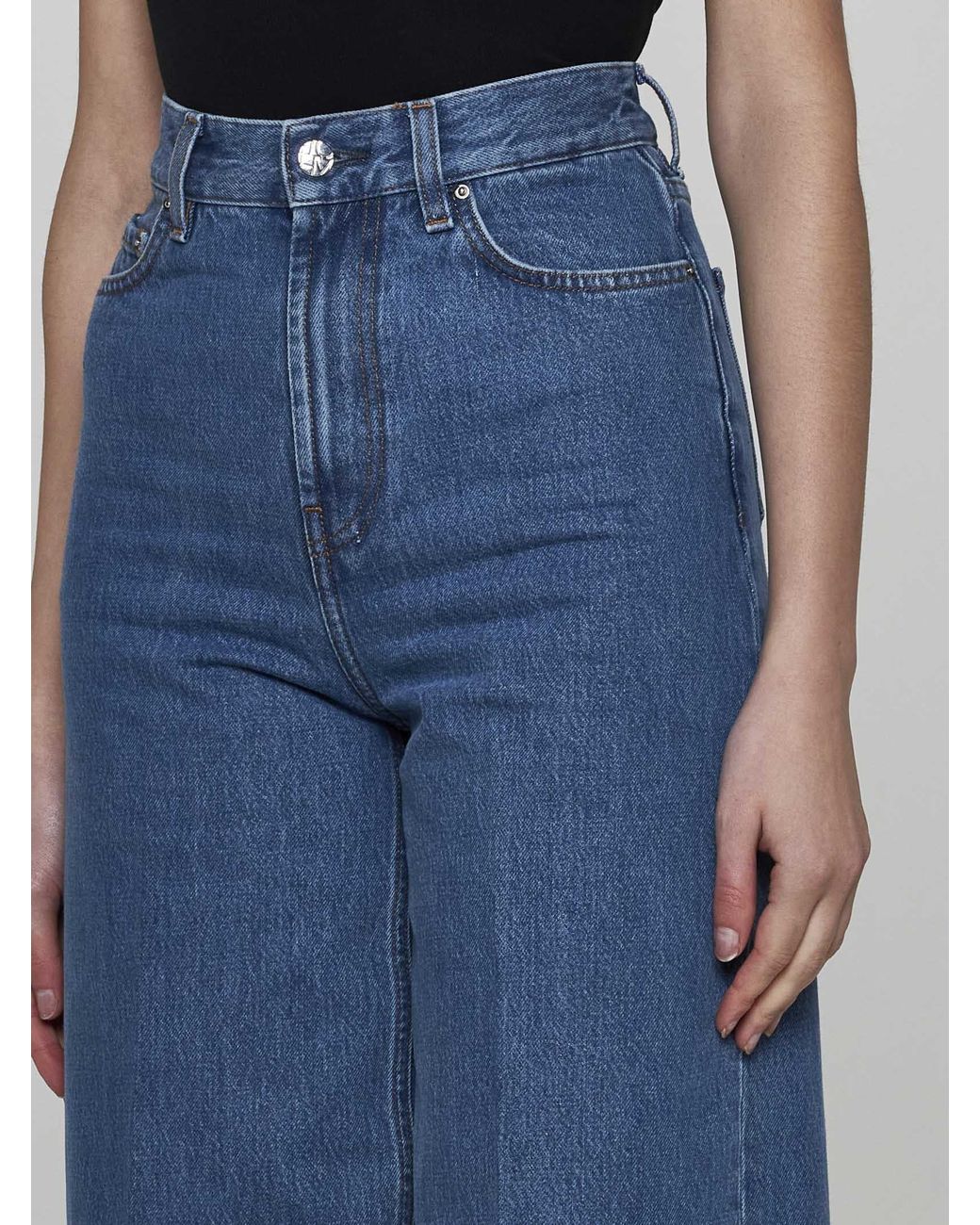 Totême  Blue Totême Wide-Leg Jeans