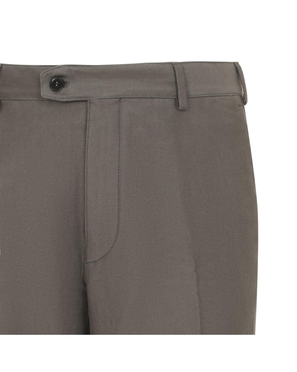 Brioni Gray Pienza Straight-Leg Pants for men