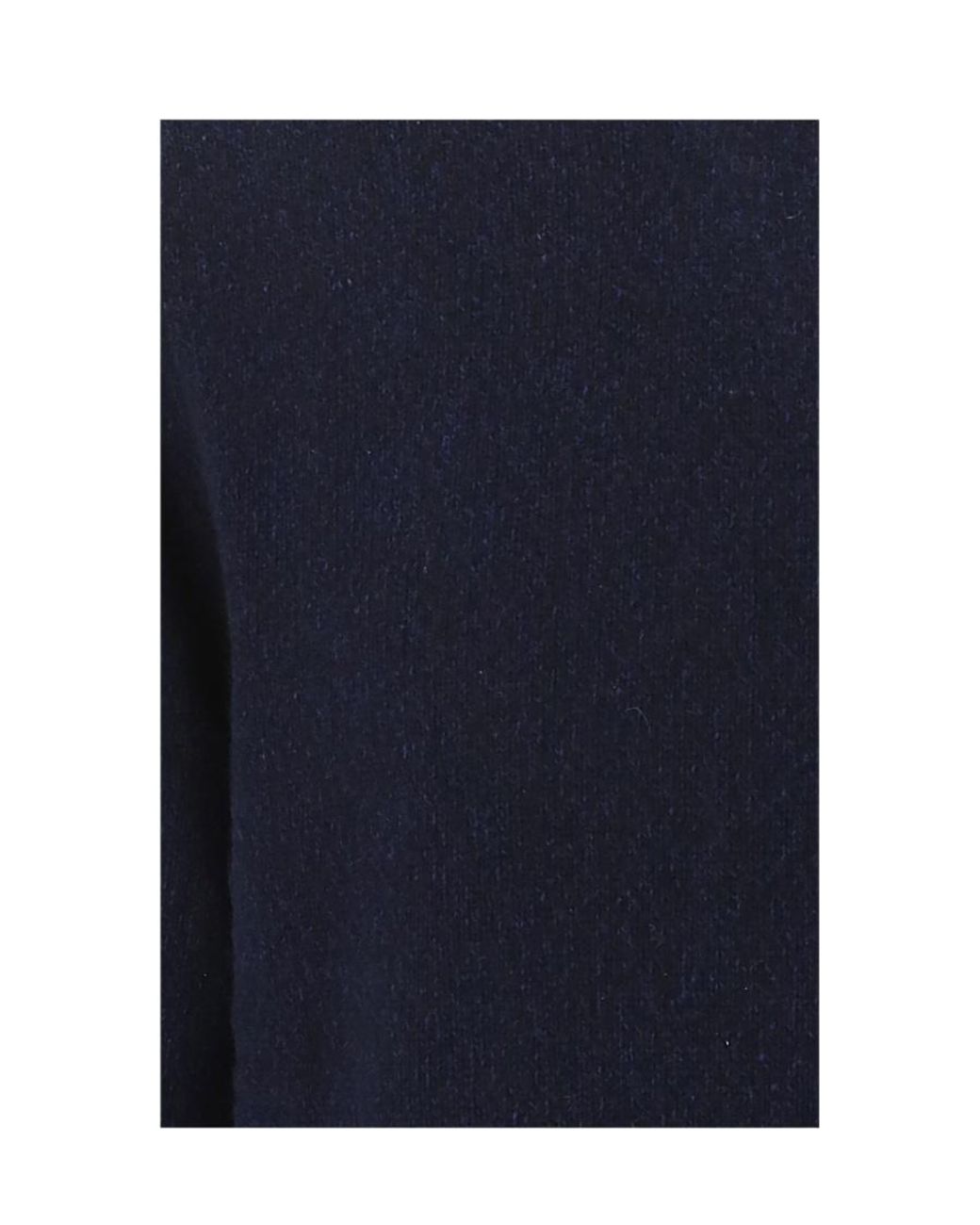 AMI Blue Logo-Embroidered Knitted Jumper for men