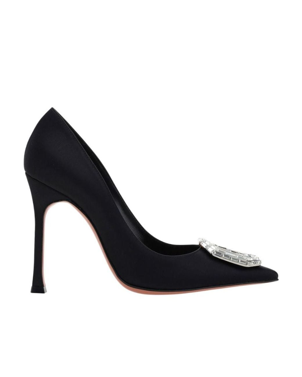 AMINA MUADDI Blue Camelia Crystal-Embellished 105Mm Pumps