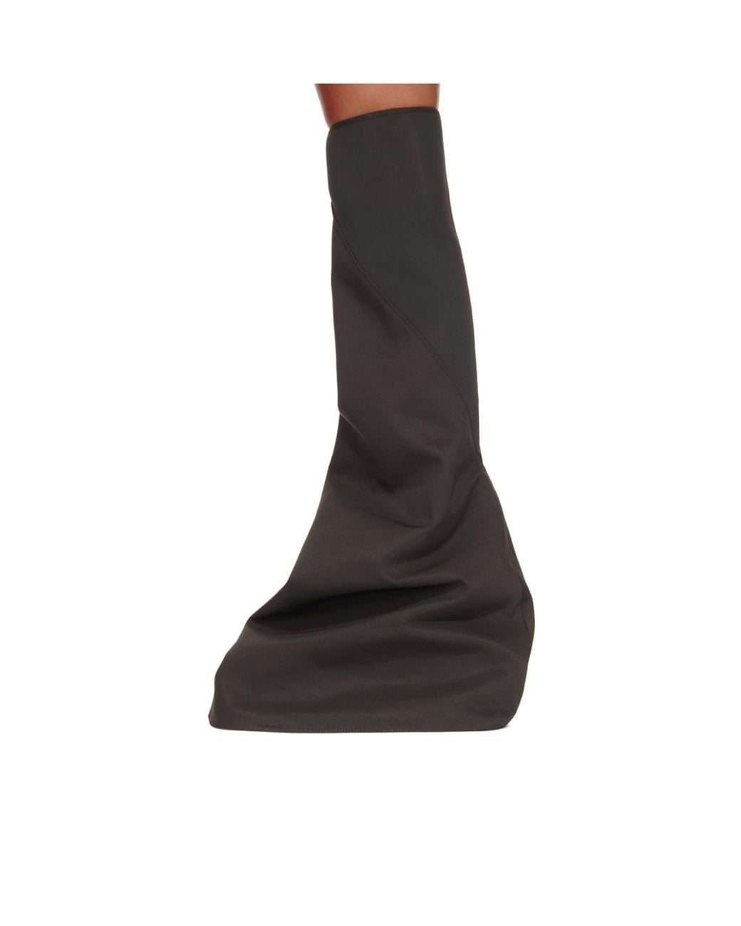 Rick Owens Black Foldable Design Boots