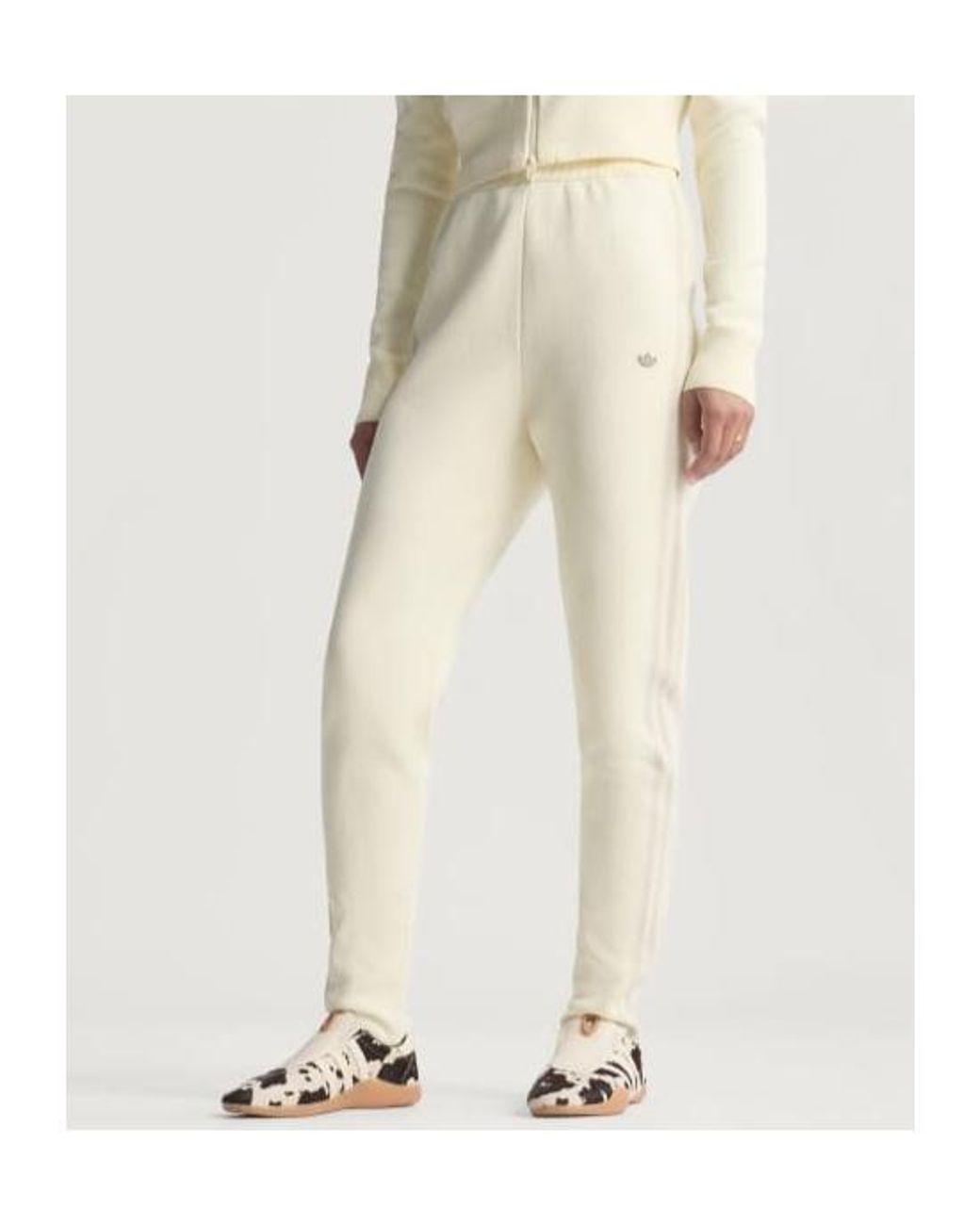 Adidas Originals White Adidas Stirrups Track Pants