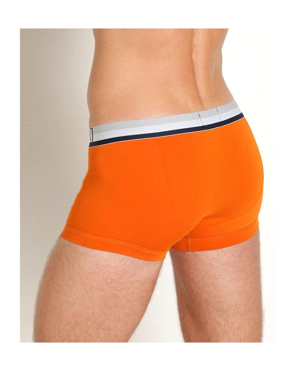 Emporio Armani Orange Elastic Waist Underwear for men