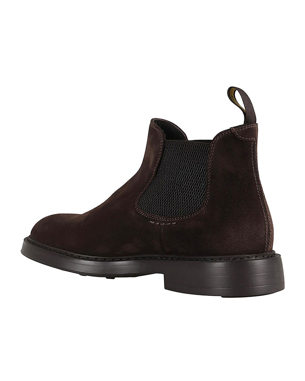 Doucal's Brown Chelsea Boots With Elastic Inserts for men