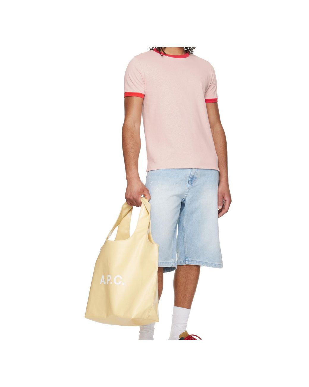 A.P.C. Natural Ninon Shopper Tote Bag for men