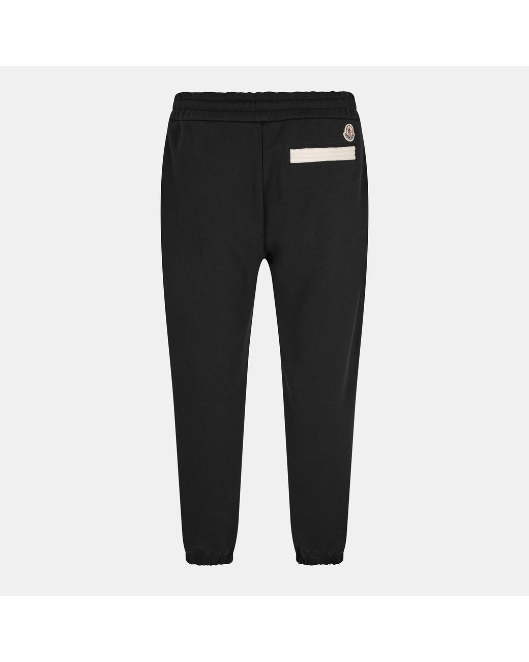 Moncler Black Cotton-Blend Jogger Pants for men