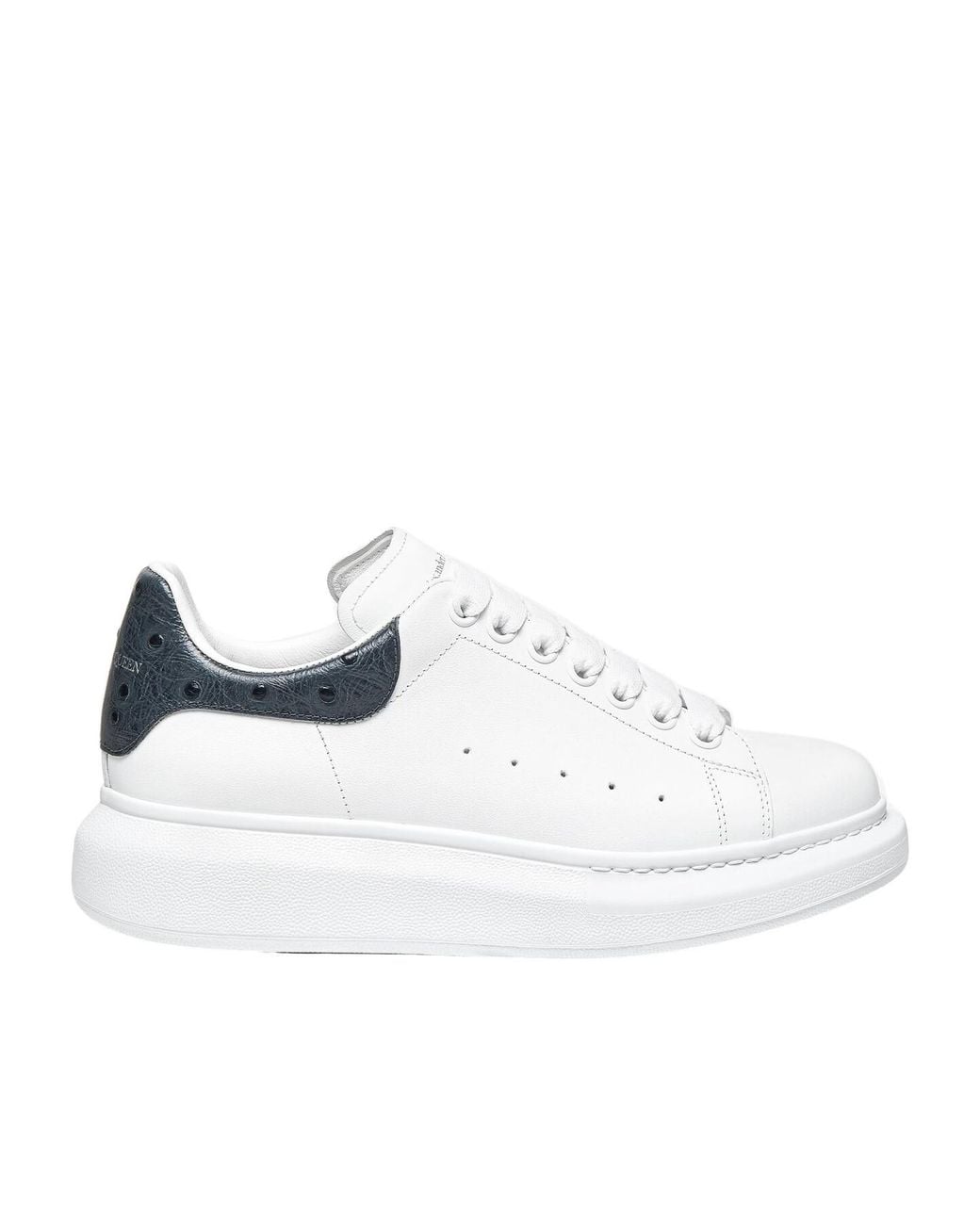 McQueen White Oversized Low-Top Sneakers for men
