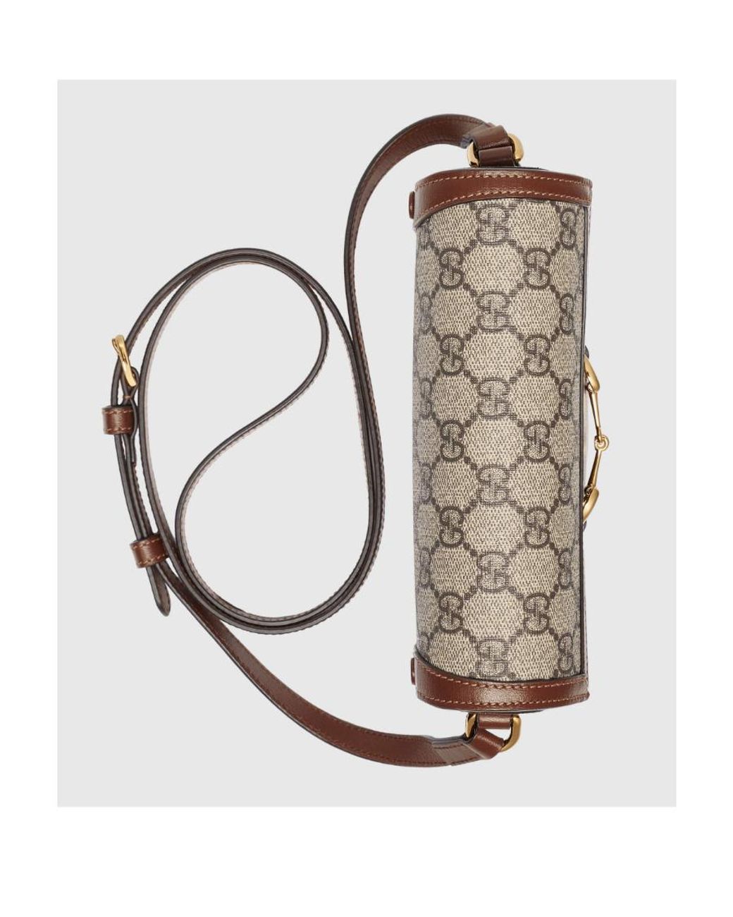 Gucci Brown Horsebit 1955 Mini Shoulder Bag