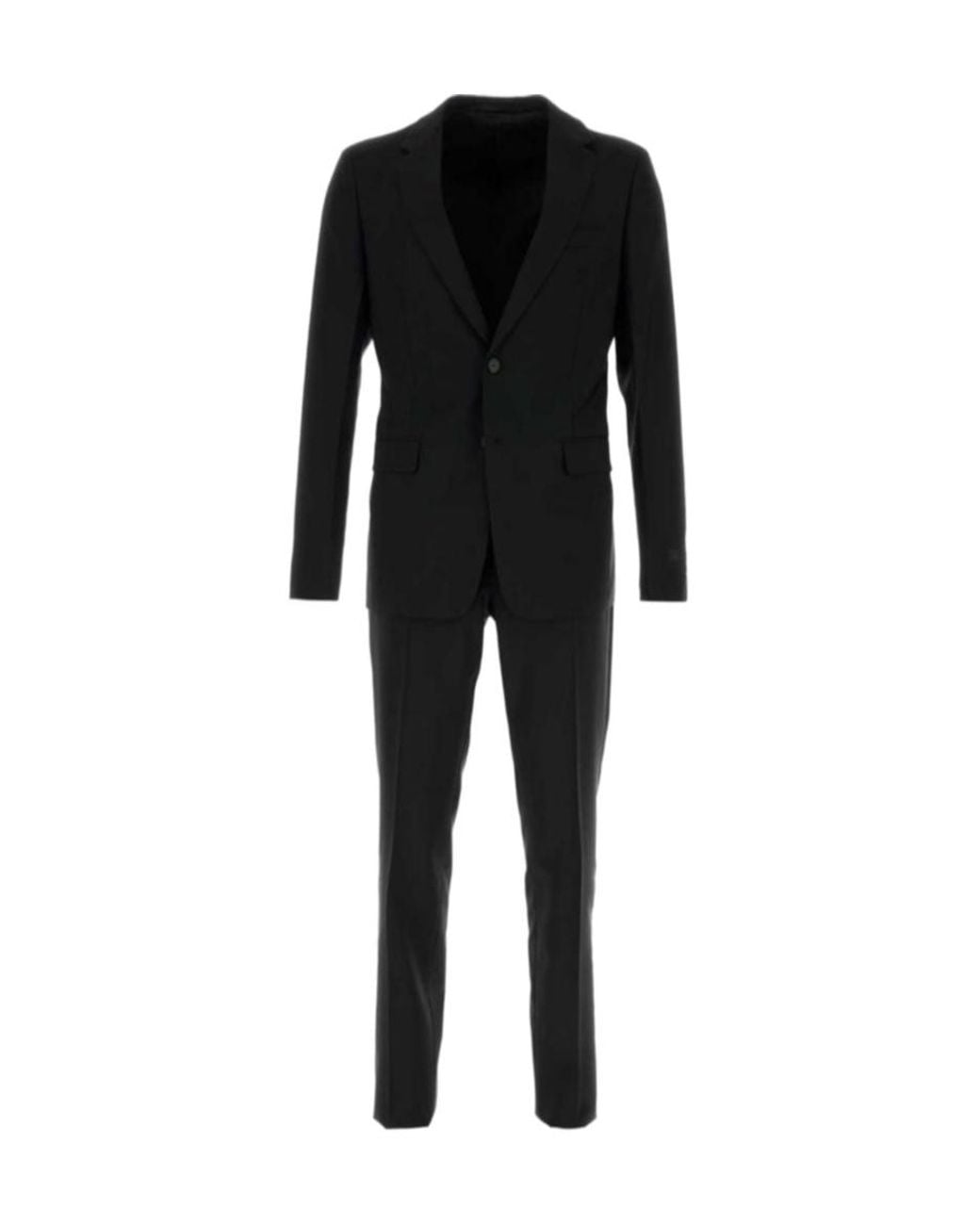 Prada Black Two-Piece Tailored Suit for men