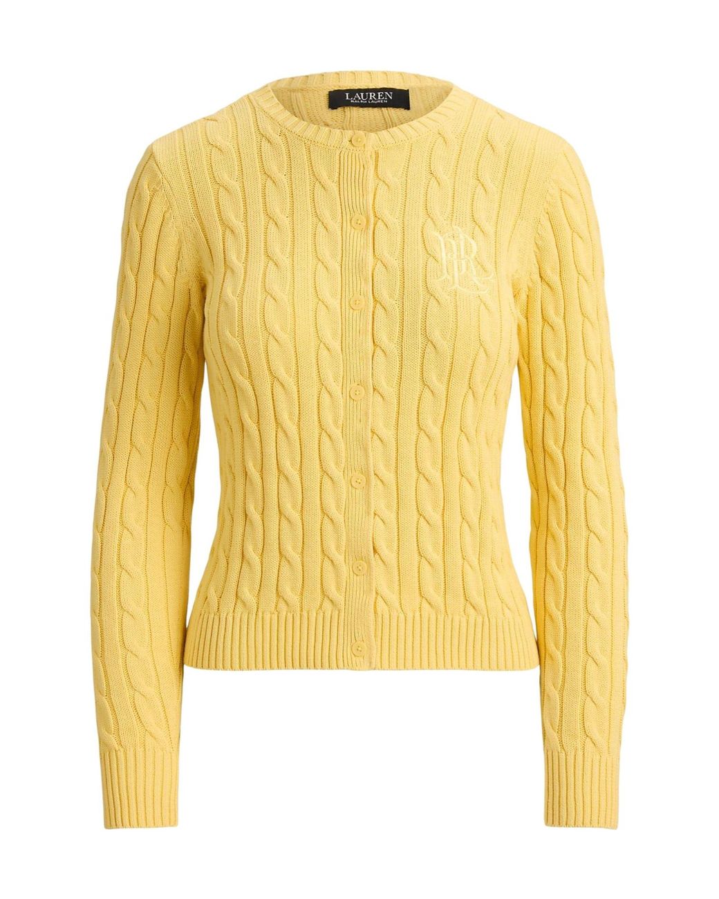 Ralph Lauren Yellow Knitted Cardigan