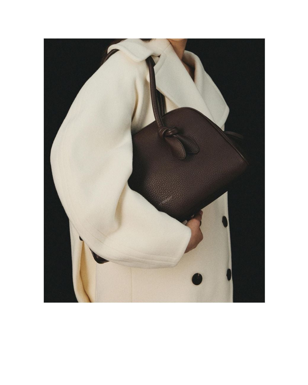 Jacquemus Brown The Turismo Small Soft Bowling Bag for men