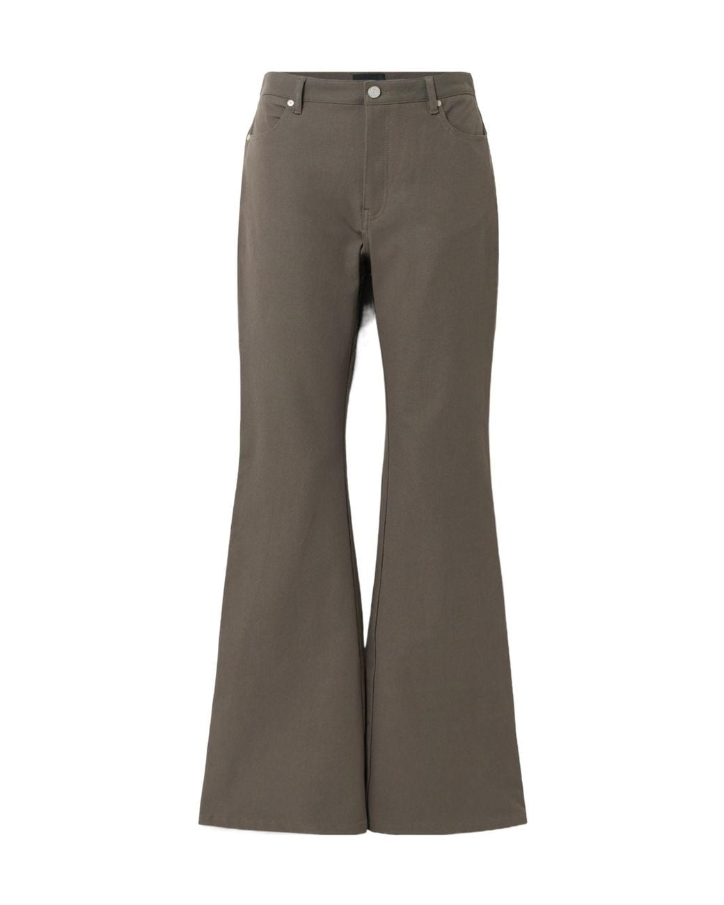 Joseph Gray Bond Stretch-Twill Flared Pants