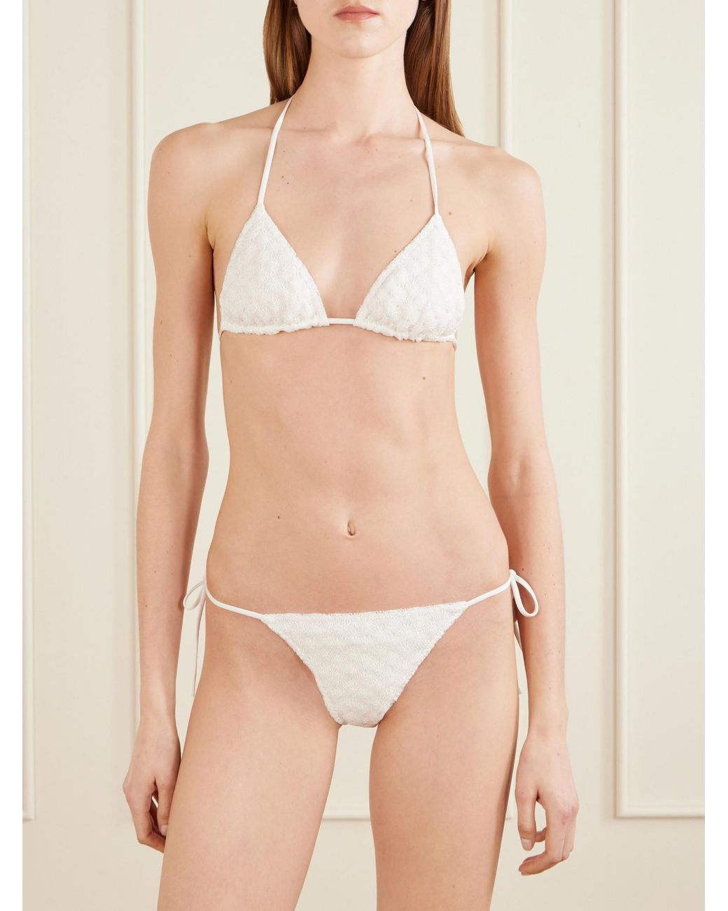 Missoni White Colorful Swimsuit