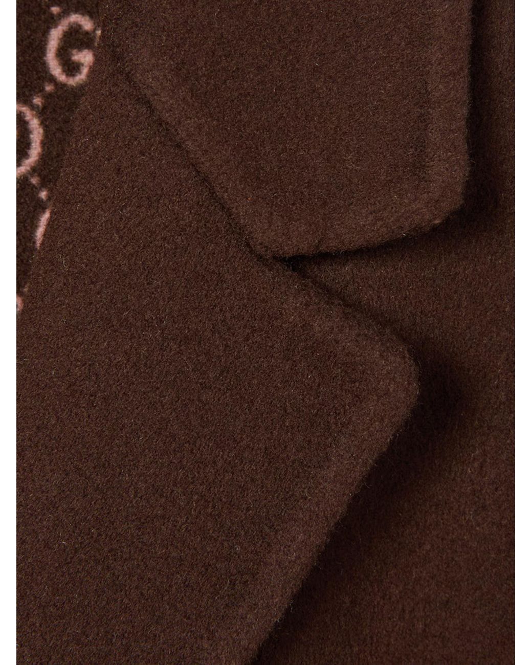 Gucci Brown Belted Button-Up Coat