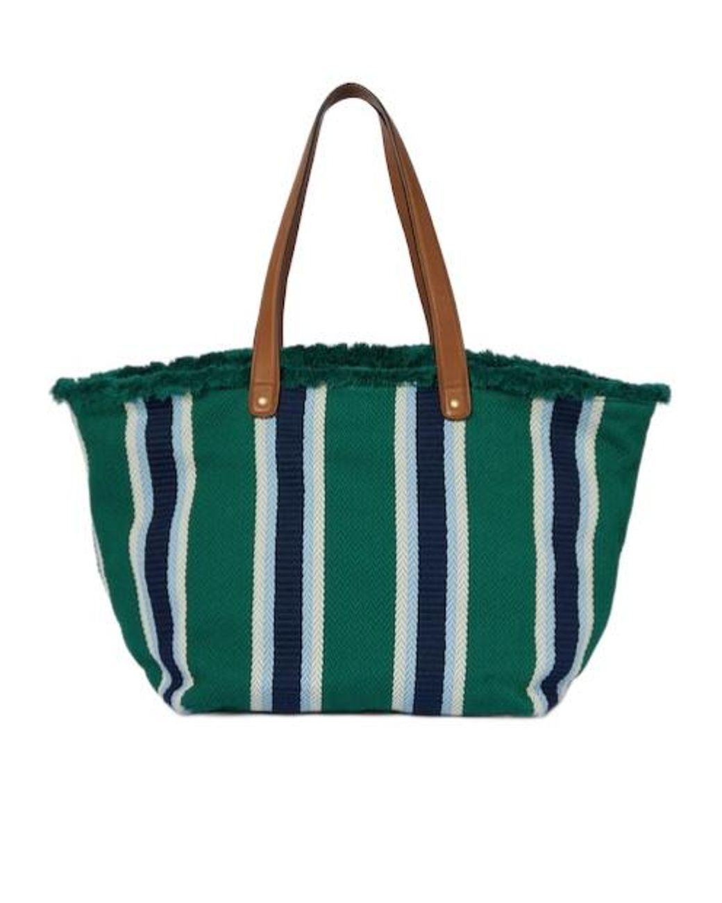 Gucci Green Medium Embroidered Canvas Tote Bag for men