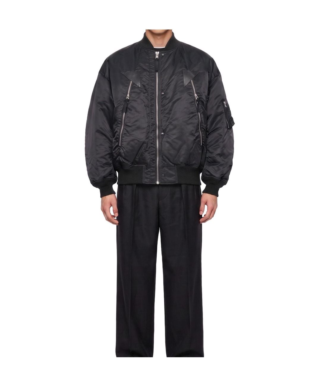 Comme des Garçons Black Homme Zip-Up Bomber Jacket for men