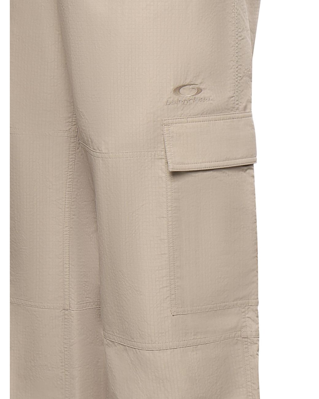 Balenciaga Natural Relaxed Cargo Pants for men