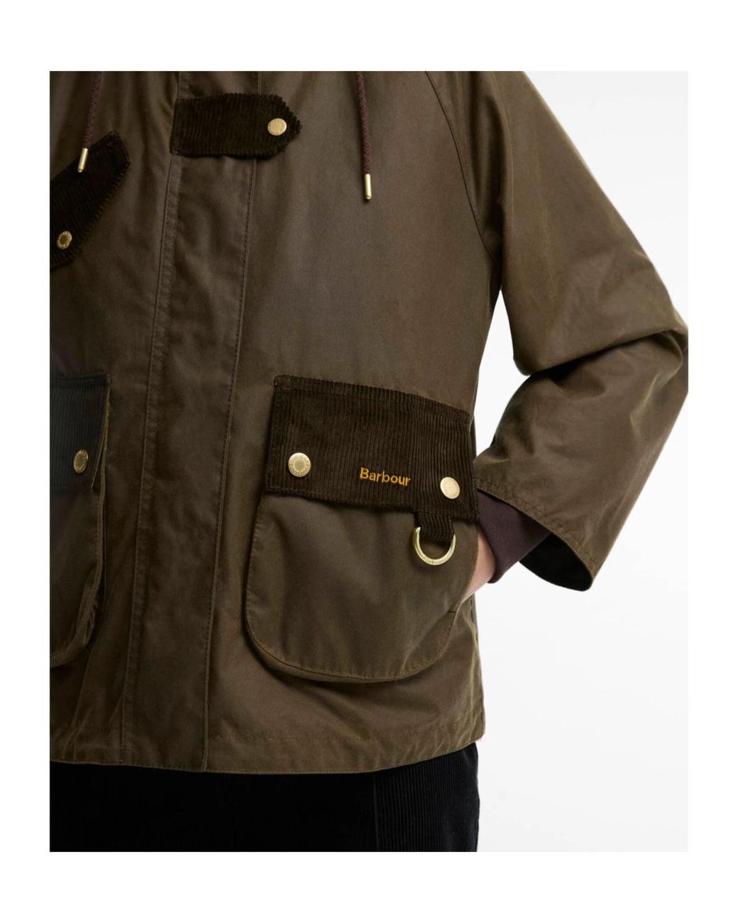 Barbour Brown Willowmere Waxed Jacket