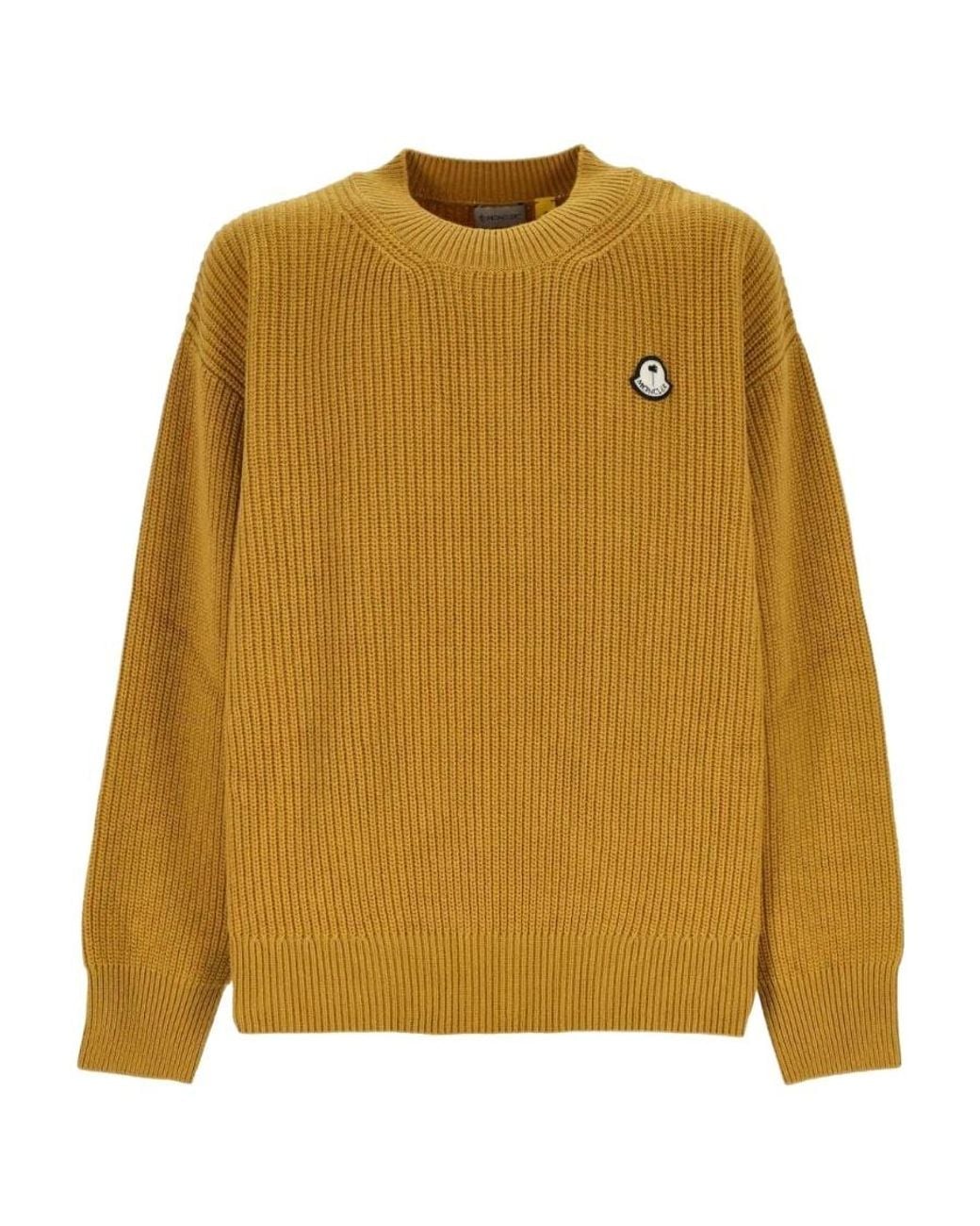 Moncler Natural Wool Jumper for men