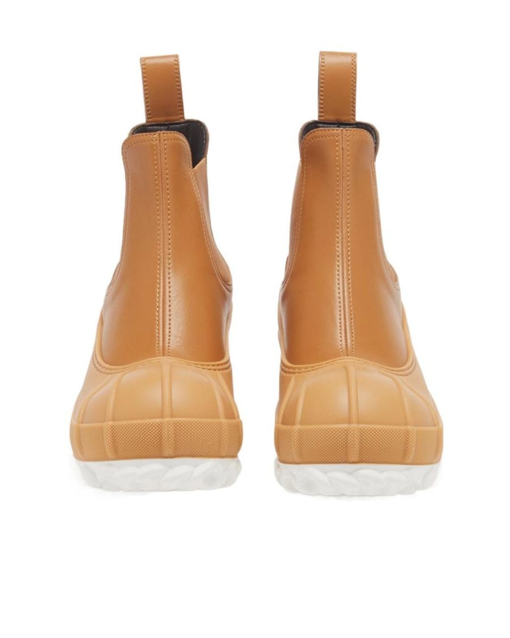 Stella McCartney Brown Duck City Chelsea Boots