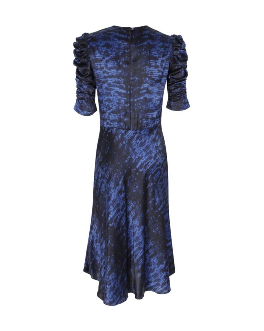 Isabel Marant Blue Short-Sleeved Dress