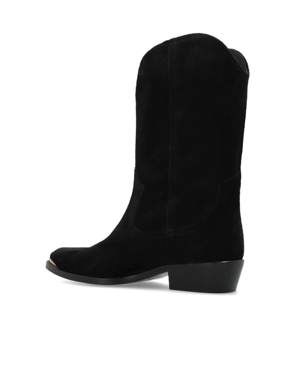 Isabel Marant Black Block-Heel Cowboy Boots