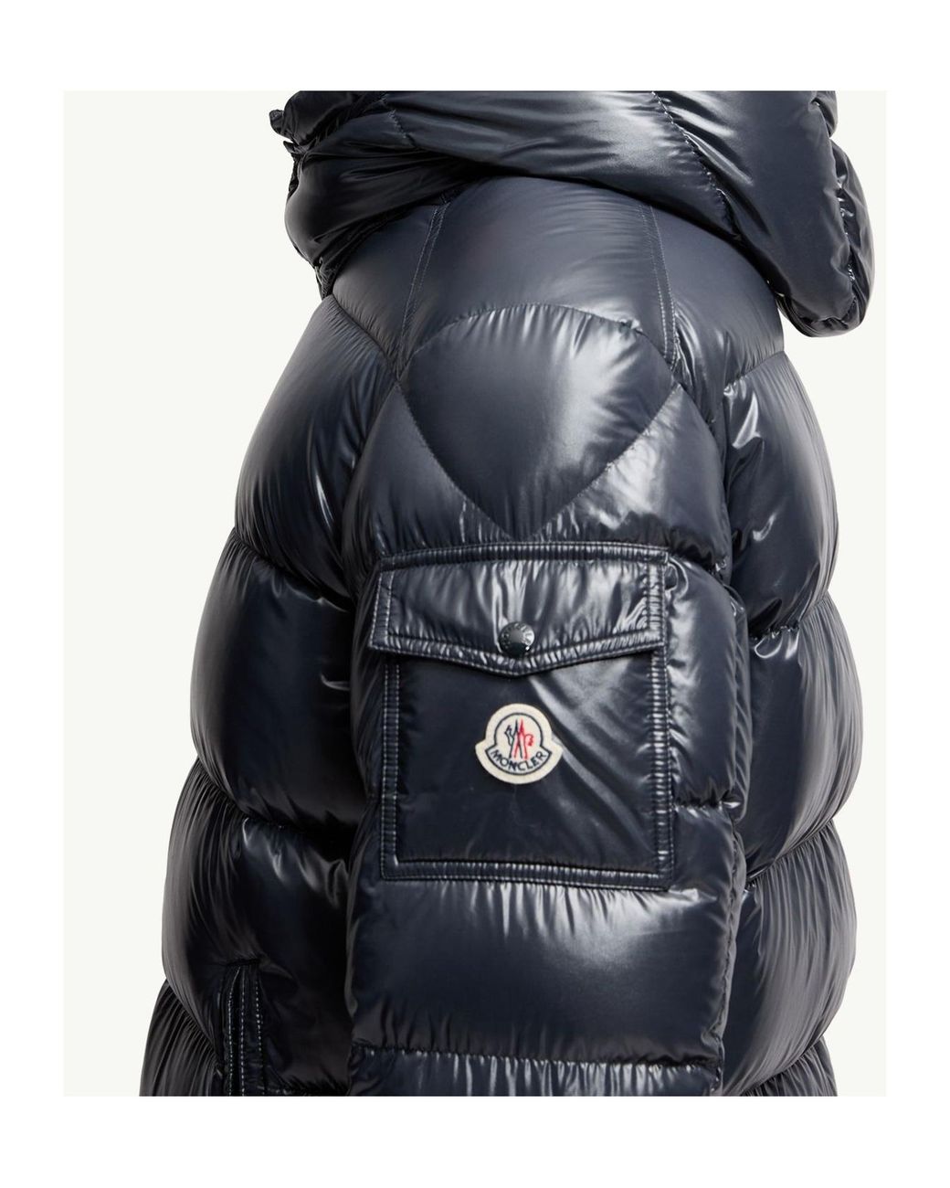 Moncler Blue Maya Zip-Up Hooded Jacket for men