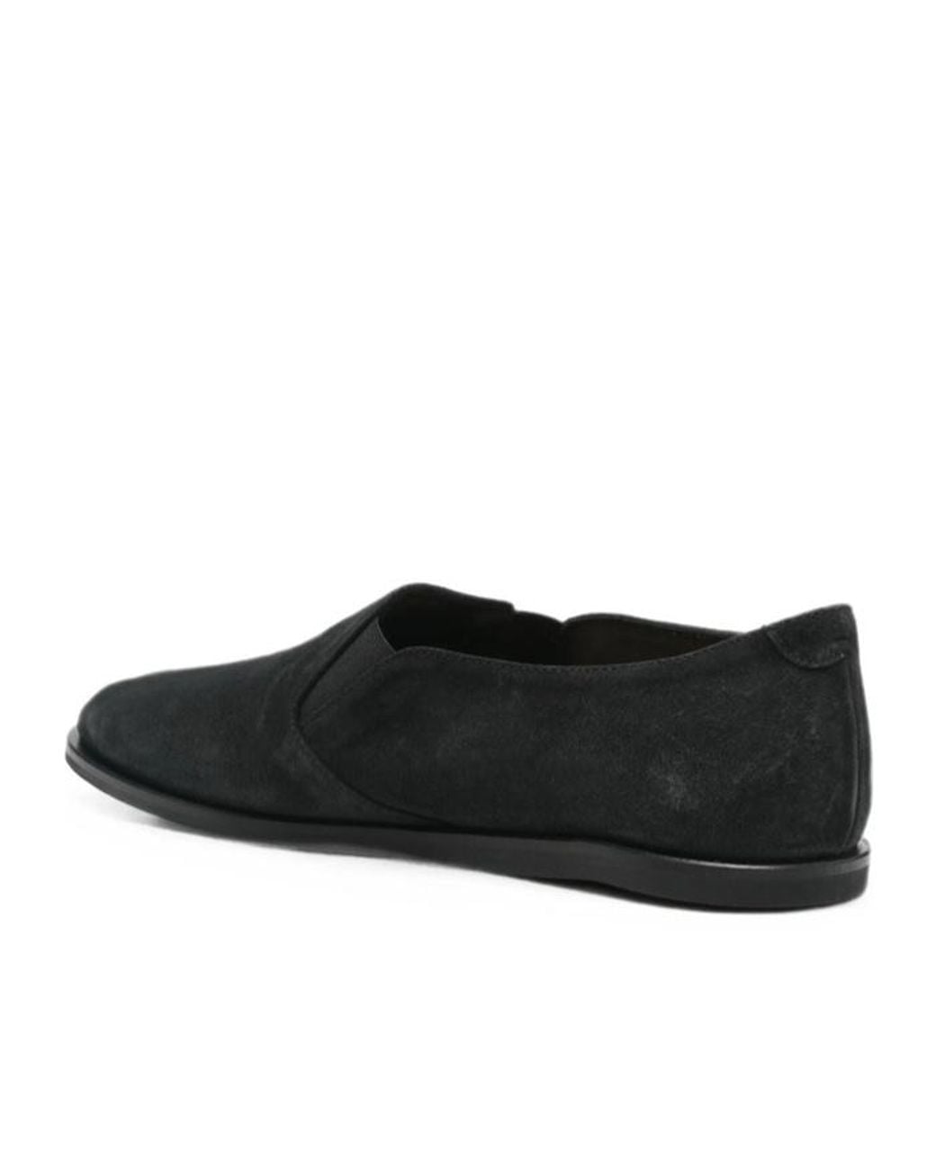 Common Projects Black Round-Toe Casual Shoes for men