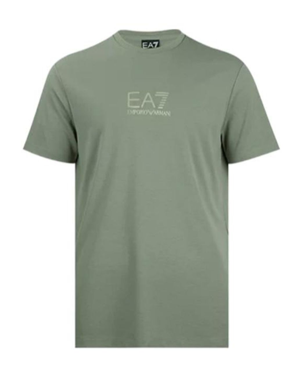 Emporio Armani Green Short-Sleeved T-Shirt for men