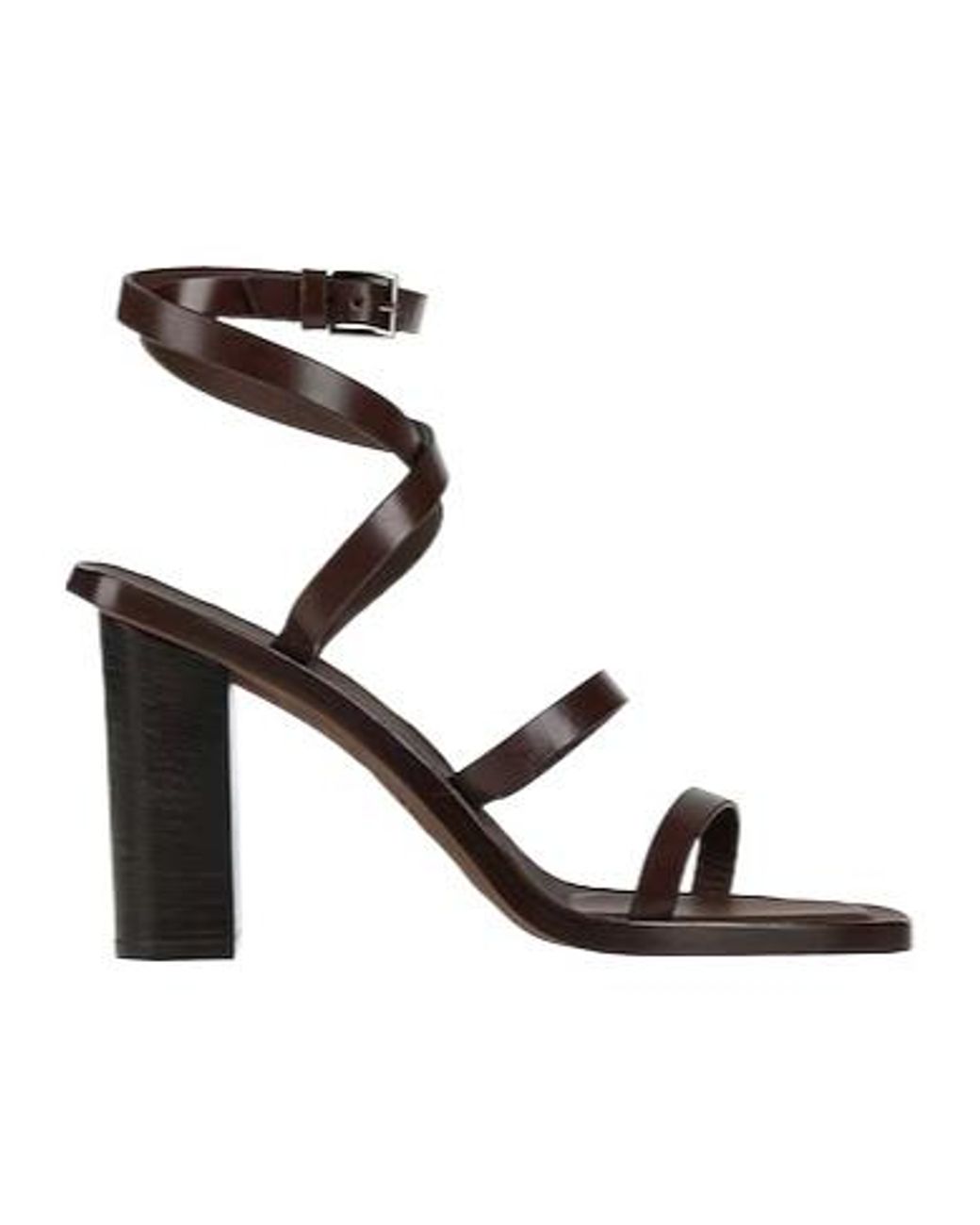 Max Mara Metallic Lace-Up Sandals