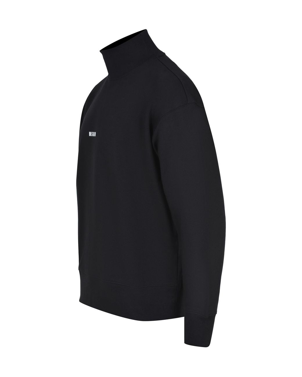 MSGM Blue High Neck Sweatshirt for men