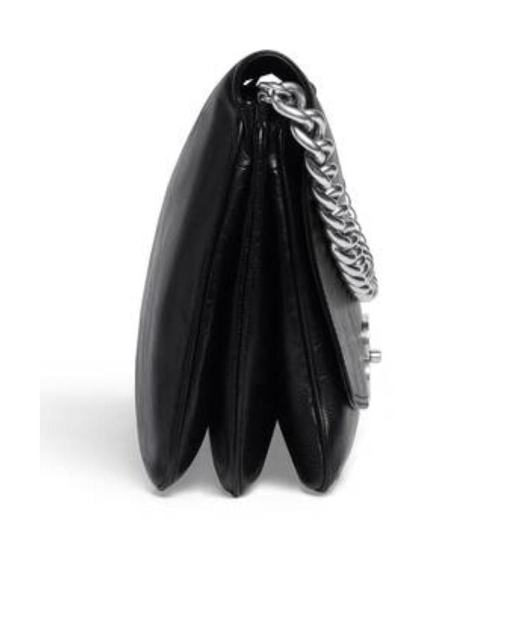 Balenciaga Black Bb Soft Large Shoulder Bag