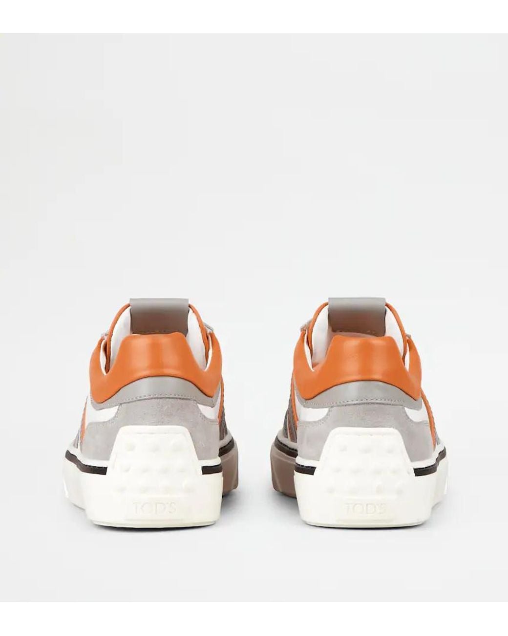 Tod's White Round-Toe Low-Top Casual Shoes