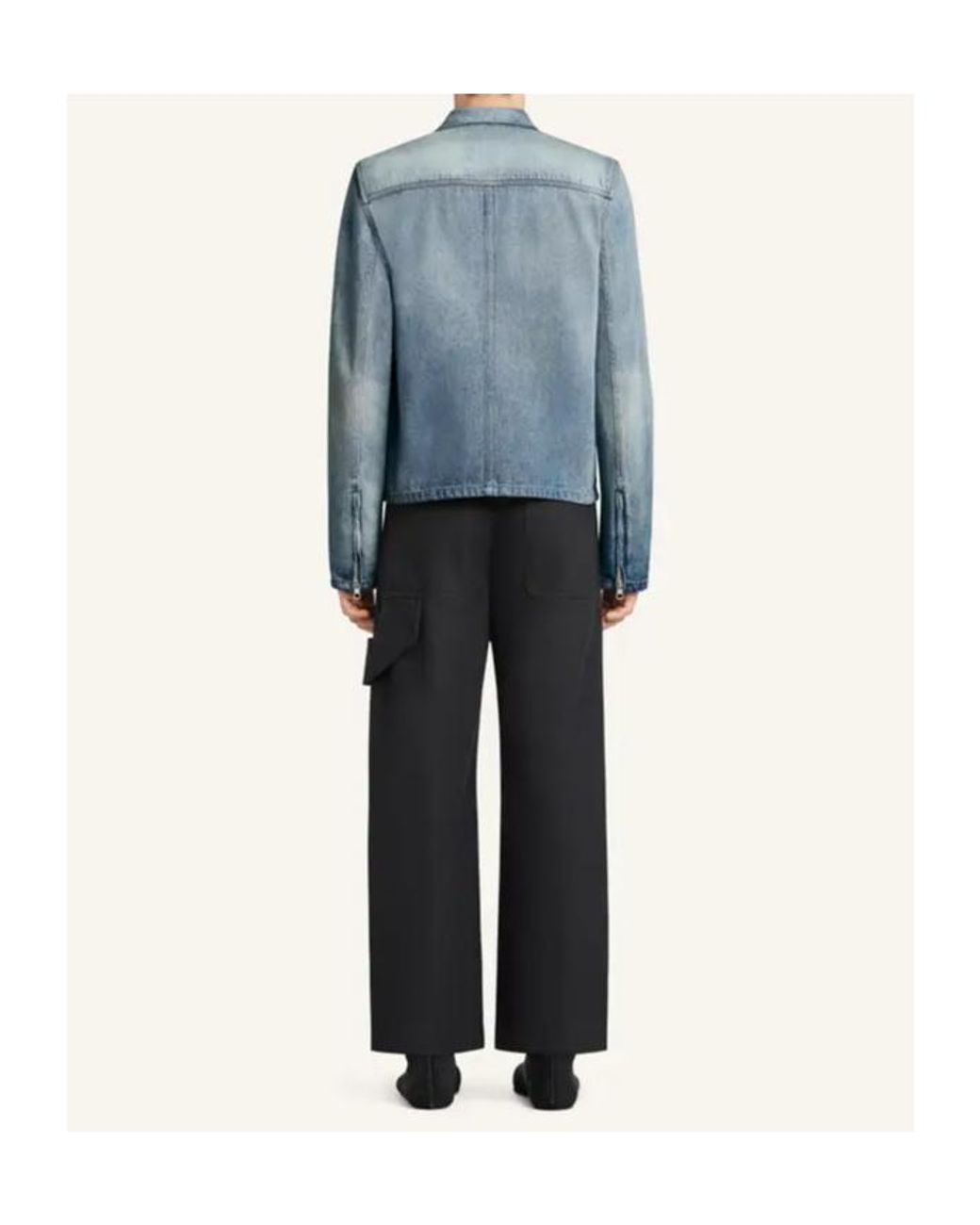Courreges Blue Courrèges City Shadow Denim Jacket for men
