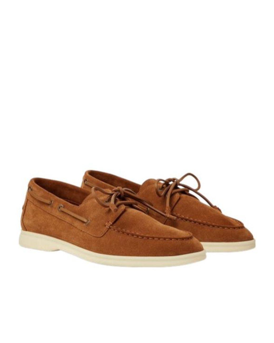 Loro Piana Brown Sea-Sail Walk Loafers for men