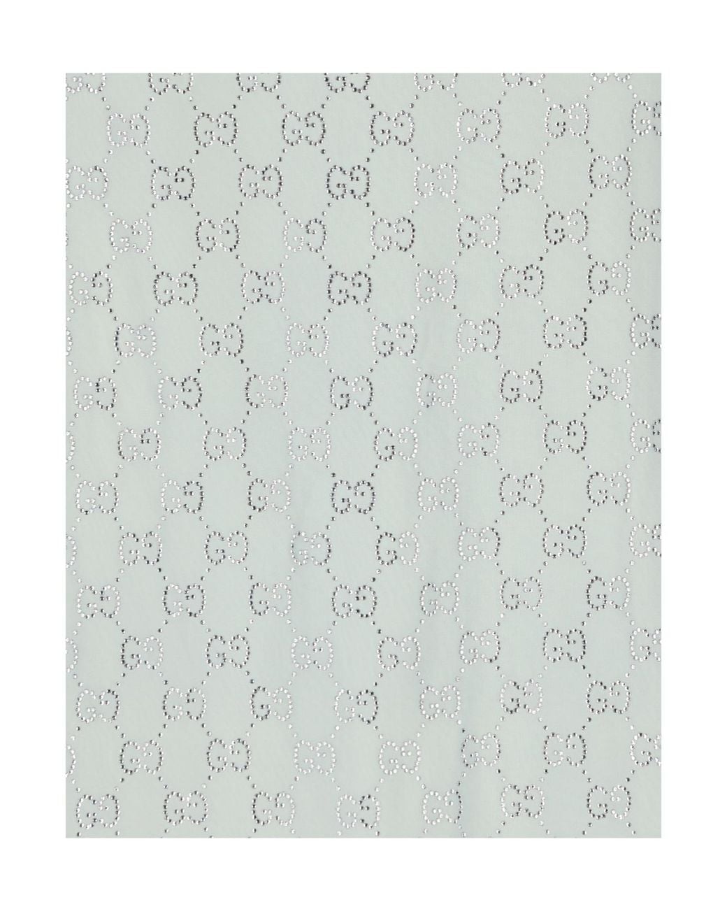 Gucci Gray Monogrammed Embellished Skirt
