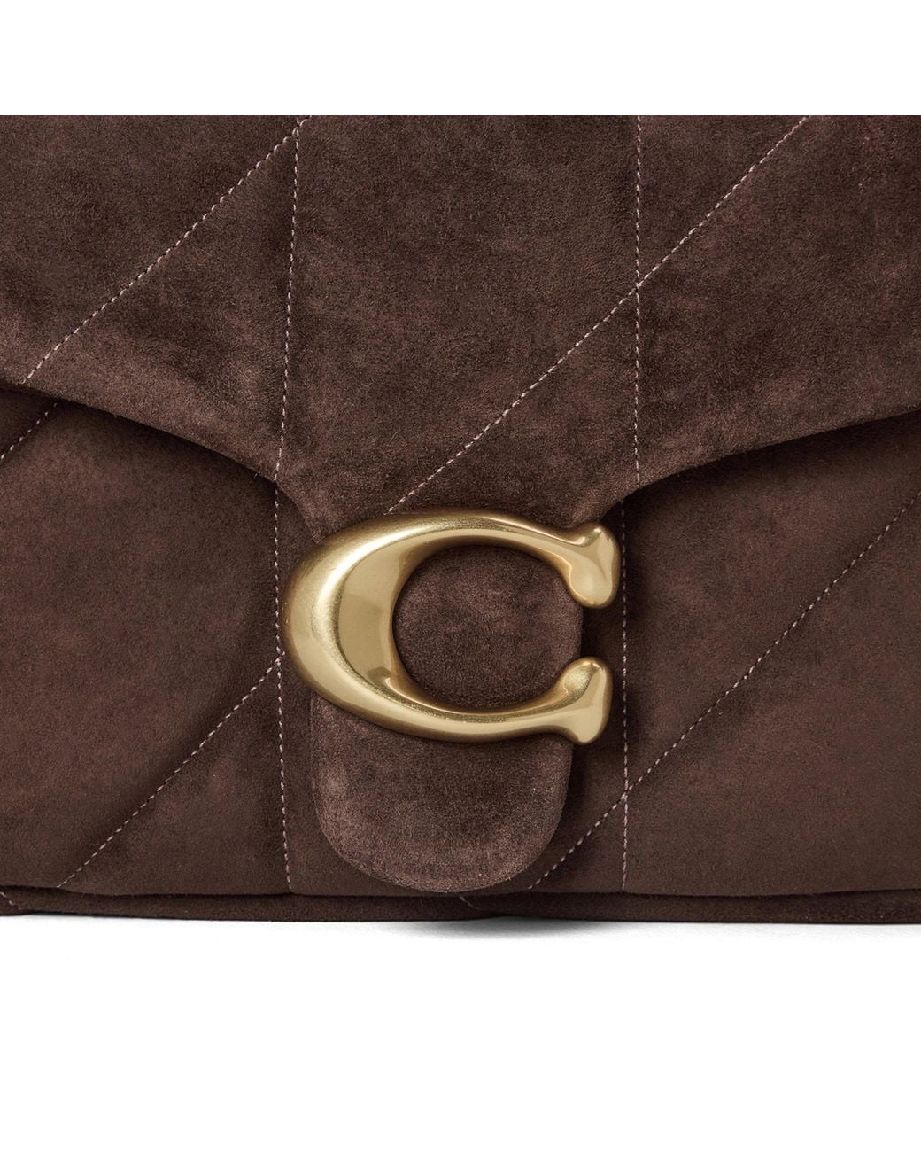 COACH Brown Quilted Tabby 26 Shoulder Bag