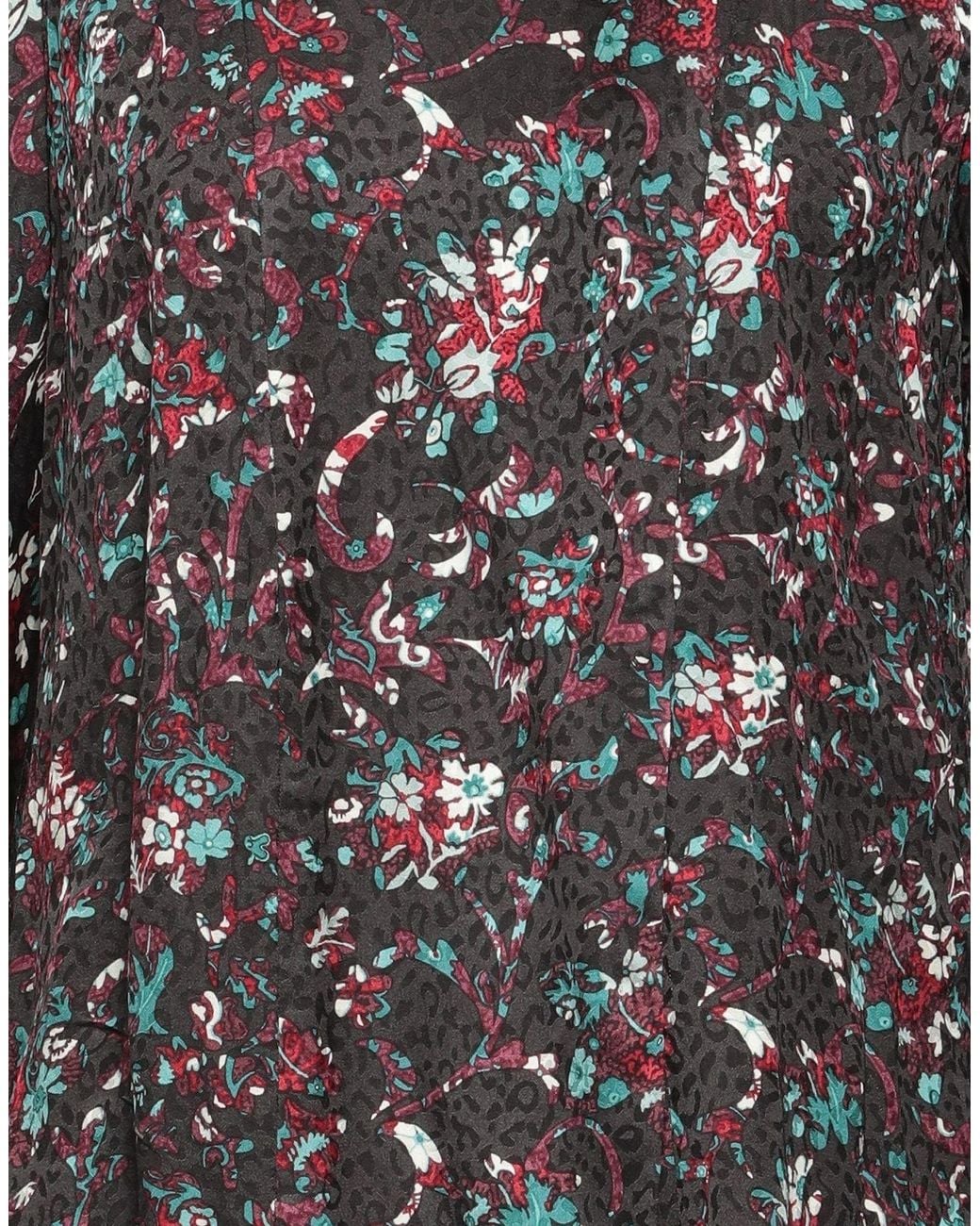 Isabel Marant Black Floral Long-Sleeve Shirt