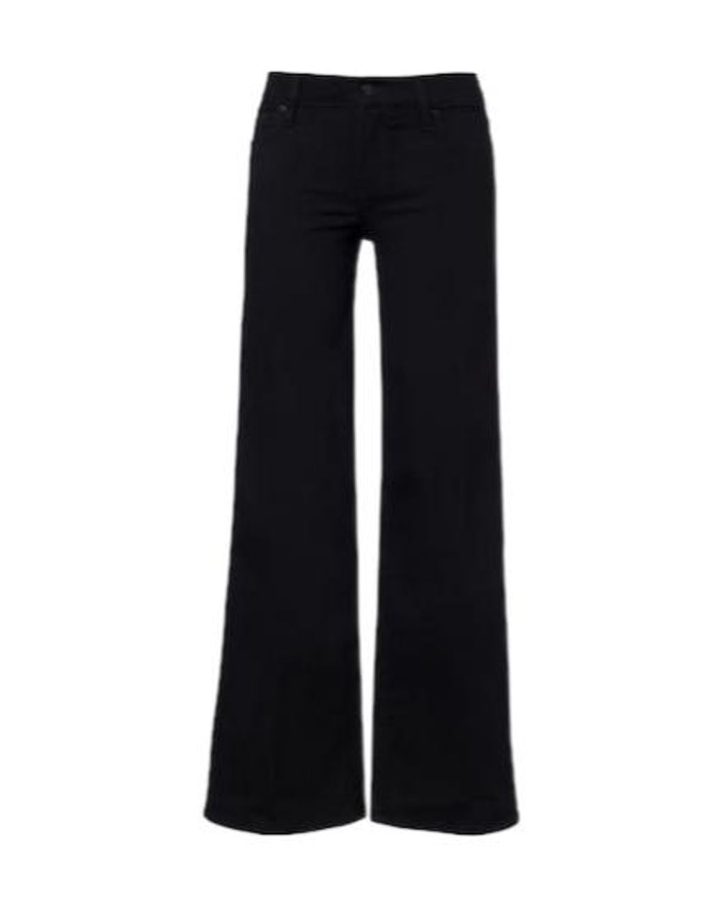 FRAME Black Le Slim Palazzo Wide-Leg Jeans