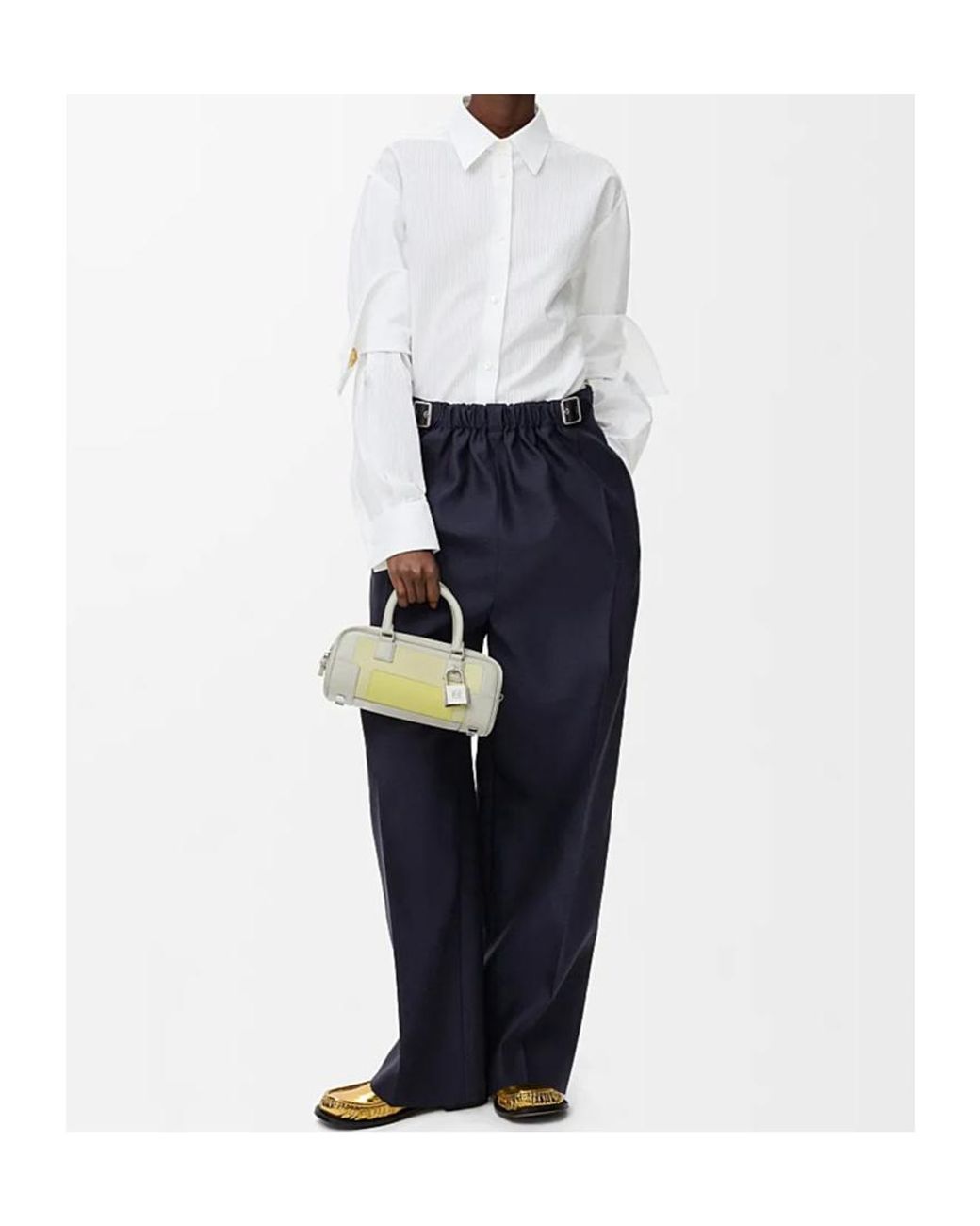 Loewe Blue Belted Trousers