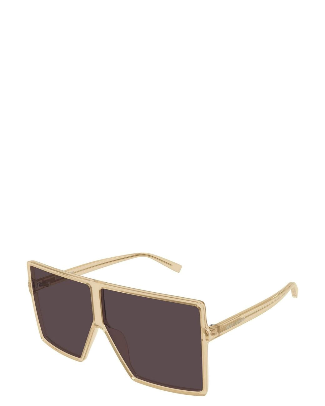 Saint Laurent Purple Full-Frame Sunglasses