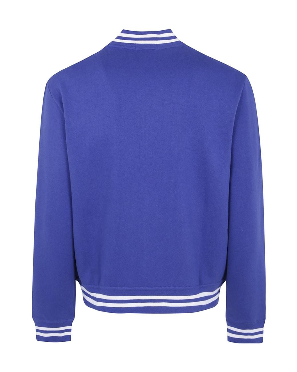 Polo Ralph Lauren Blue Pony Embroidered Varsety Jacket for men