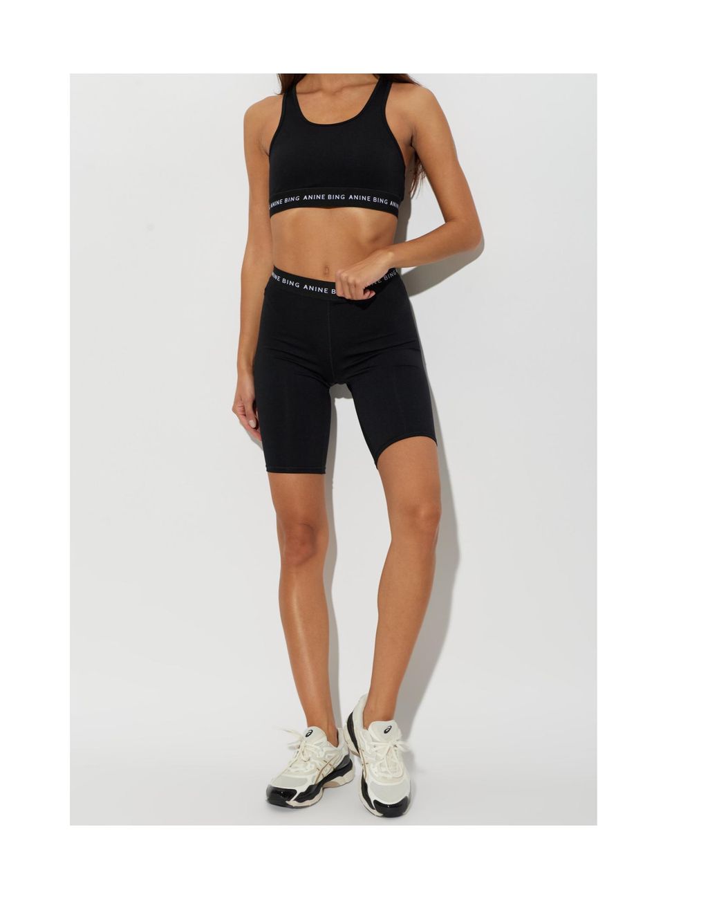 Anine Bing Black Nono Bra