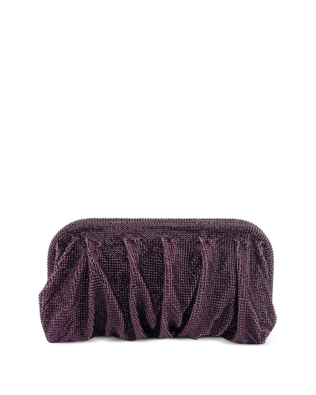 Benedetta Bruzziches Purple Magnetic-Clasp Clutch