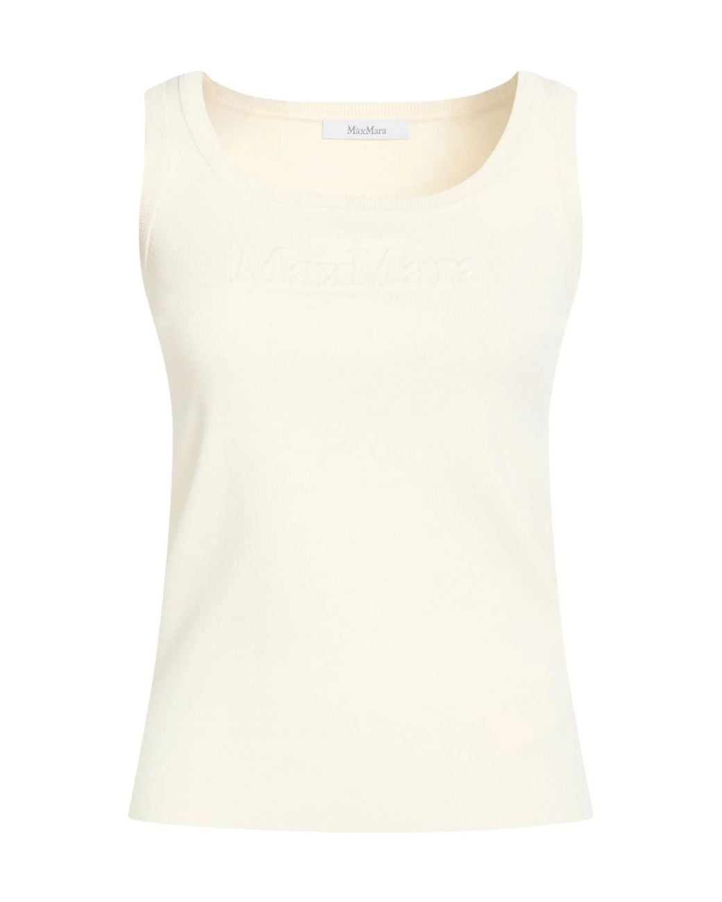 Max Mara Natural Square Neck Vest