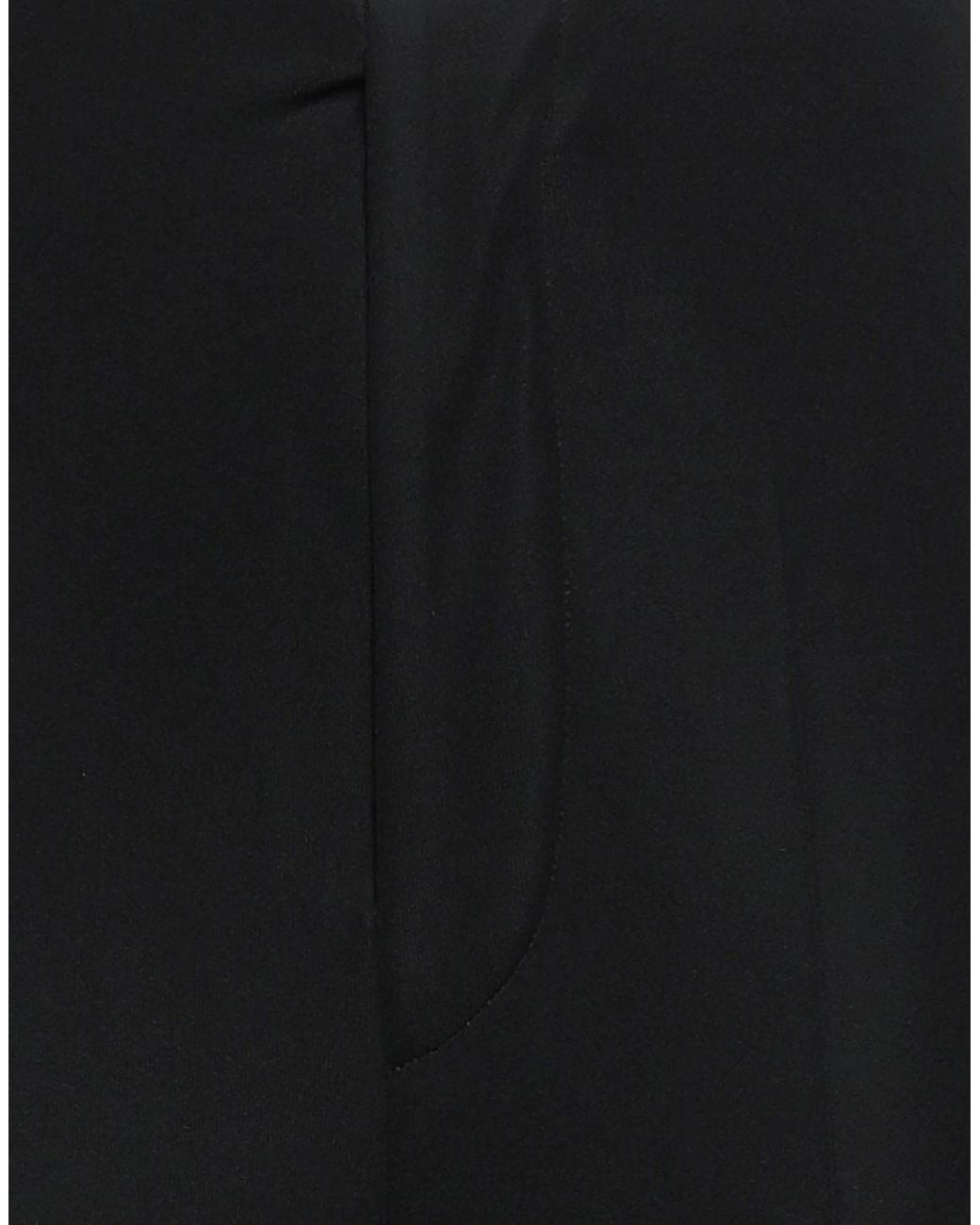 Maison Margiela Black Solid-Color Casual Trousers