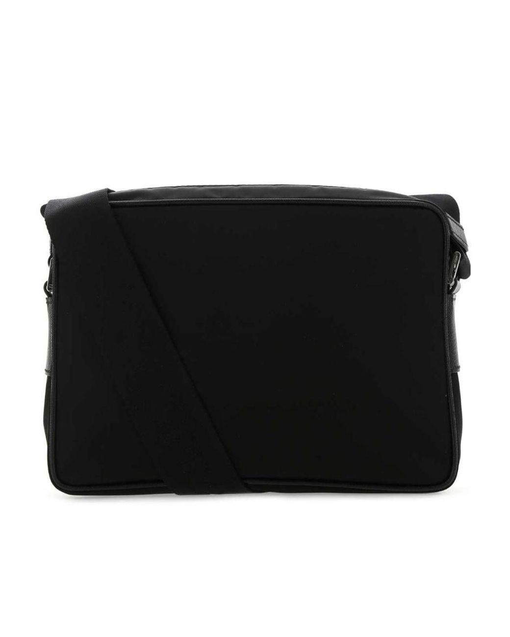 Prada Black Re-Nylon And Saffiano Shoulder Bags for men