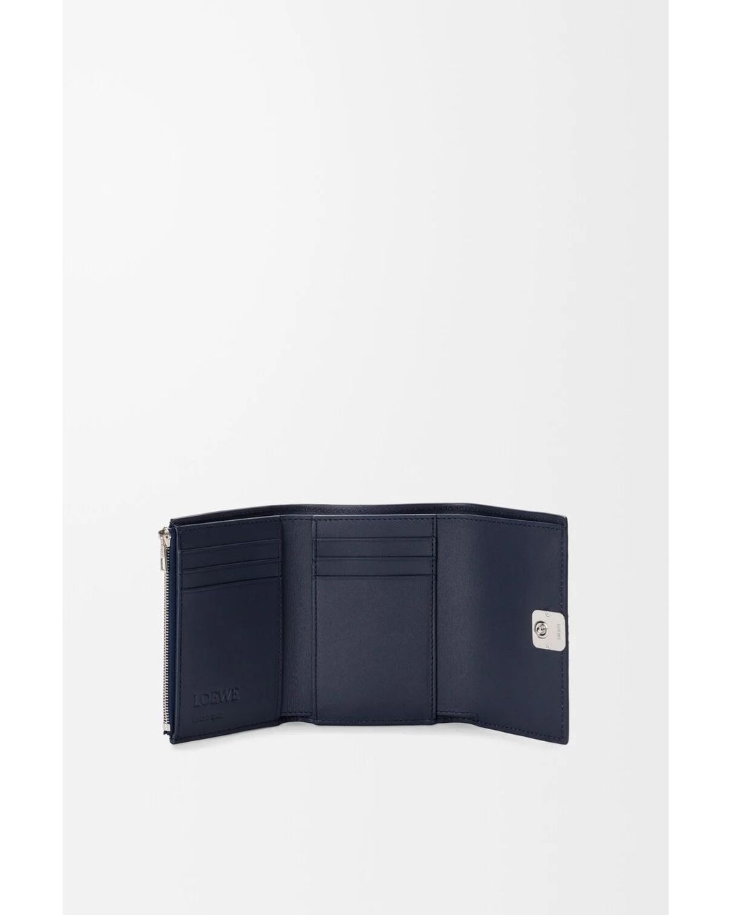 Loewe Blue Anagram Leather Wallet