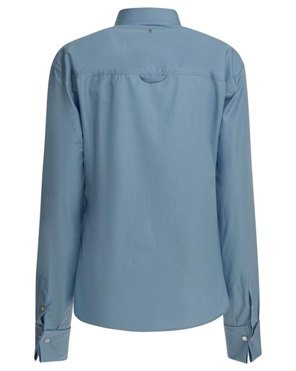 AMI Blue Ami Long Sleeve Buttoned Shirt